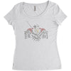 hawks leader Women's Triblend Scoop T-shirt