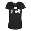 coffee that's always late Maternity Scoop Neck T-shirt