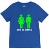 life is simple funny V-Neck Tee