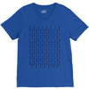 fuck you pin stripe line V-Neck Tee