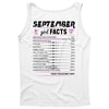 September Girl Facts Virgo Tank Top