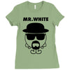 mr. white Ladies Fitted T-Shirt