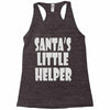 santa's little helper Racerback Tank