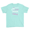 real girls go fishing Youth Tee