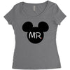 Mr. and Mrs. Matching Women's Triblend Scoop T-shirt