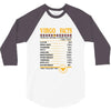 Virgo Facts Zodiac 3/4 Sleeve Shirt