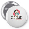 creme fraiche Pin-back button