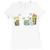 seasons greetings Ladies Fitted T-Shirt