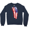 july 4th flag Crewneck Sweatshirt