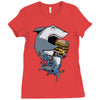 shark Ladies Fitted T-Shirt
