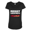 merry crispness Maternity Scoop Neck T-shirt