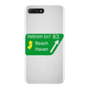 gps logo free exit 63 beach haven iPhone 7 Plus Case
