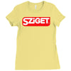 sziget europe festival music Ladies Fitted T-Shirt