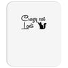 crazy cat lady Mousepad
