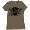 black beard Ladies Fitted T-Shirt