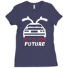 back to the future classic Ladies Fitted T-Shirt