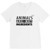 Animals Are Not Ingredients V-Neck Tee