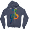 jake paul calorful Zipper Hoodie