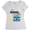 mommy  moon&amp;back Women's Triblend Scoop T-shirt