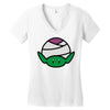 piccolo satan Women's V-Neck T-Shirt