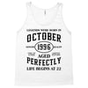 legends were born in october genuıne 1996 qualıty one kind of aged l Tank Top