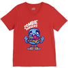 zombie burgers rouge V-Neck Tee