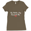 rescued me Ladies Fitted T-Shirt