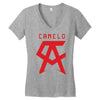 canelo alvarez Women's V-Neck T-Shirt