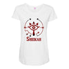 Zelda Glowing Sheikah Eye Maternity Scoop Neck T-shirt