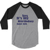 june 6 birthbay 3/4 Sleeve Shirt