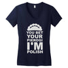 yout bet your pierogi i'm polish Women's V-Neck T-Shirt