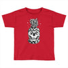 skull pineapple Toddler T-shirt