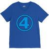 number 4 V-Neck Tee