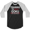 train insaiyan gym training to beat goku or krillin dbz dragon ball z 3/4 Sleeve Shirt
