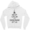 keep calm and gangnam style black t shirt Zipper Hoodie