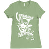 catwoman meow comic funny Ladies Fitted T-Shirt
