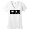 reflections on pi Women's V-Neck T-Shirt
