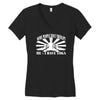 yoga inspired Women's V-Neck T-Shirt