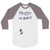 Muggle On Board Navy 3/4 Sleeve Shirt
