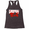doomy and groovy Racerback Tank