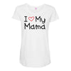 I Love My Mama Maternity Scoop Neck T-shirt