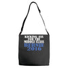 bernie sanders kicking ass for middle class president Adjustable Strap Totes