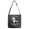 just resting my eyes Adjustable Strap Totes
