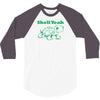 shell yeah turtle 3/4 Sleeve Shirt
