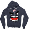 anger tee (flat version) Zipper Hoodie