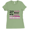 real girls go hunting Ladies Fitted T-Shirt