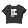 chubby girls cuddle best Crop Top