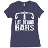 life behind bars cycling Ladies Fitted T-Shirt