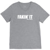 fakin' it V-Neck Tee
