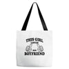 This Girl Loves Her Boyfriend Tote Bags